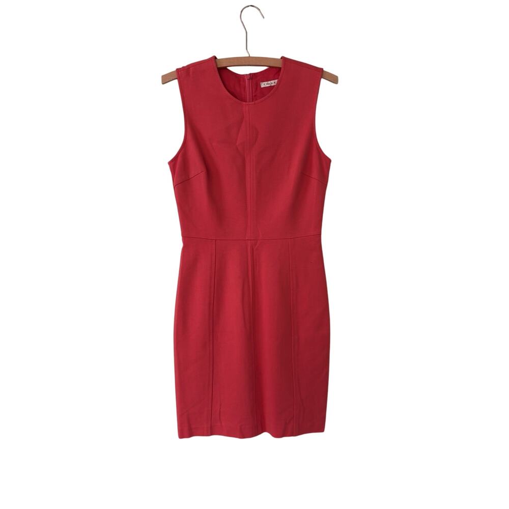 Trina Turk Women’s Medium Coral Sleeveless Dress (Light Blemish On Skirt)